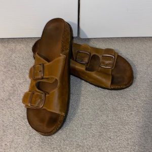 Sonoma brown slip on sandals